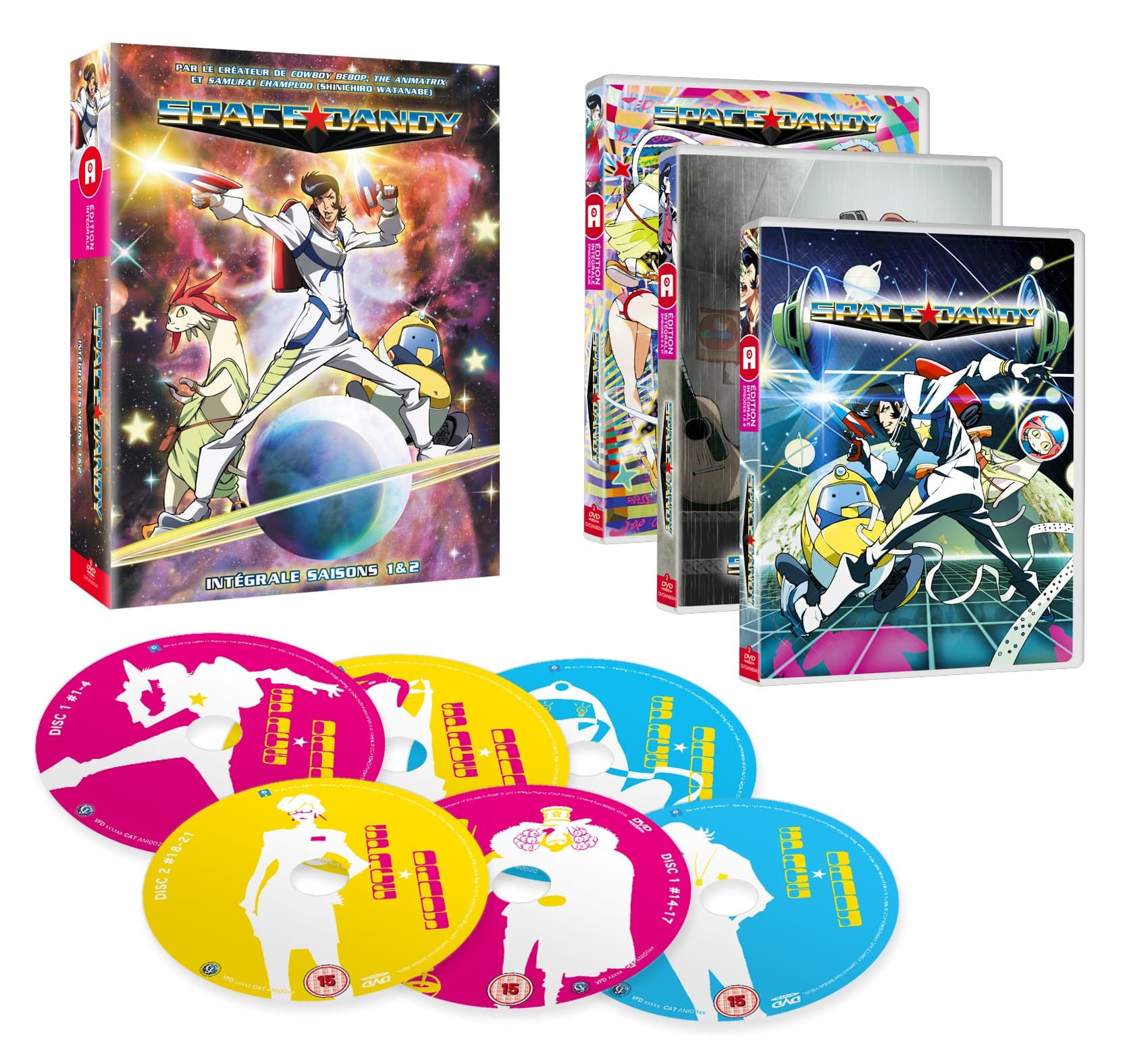 Space Dandy - Intégrale (Saison 1 et 2) - Coffret DVD