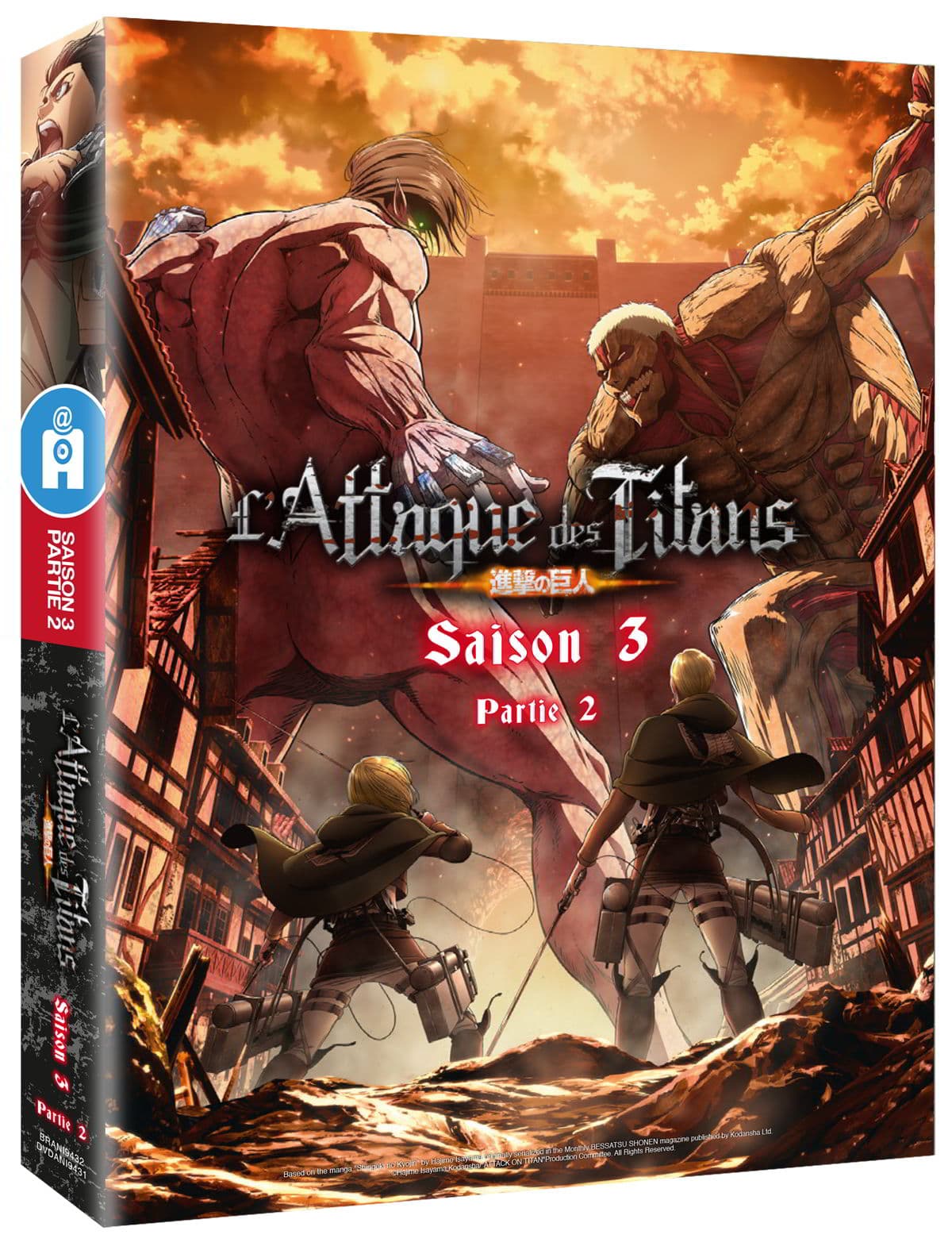 L'Attaque des Titans - Saison 3 - Partie 2 - Collector - DVD