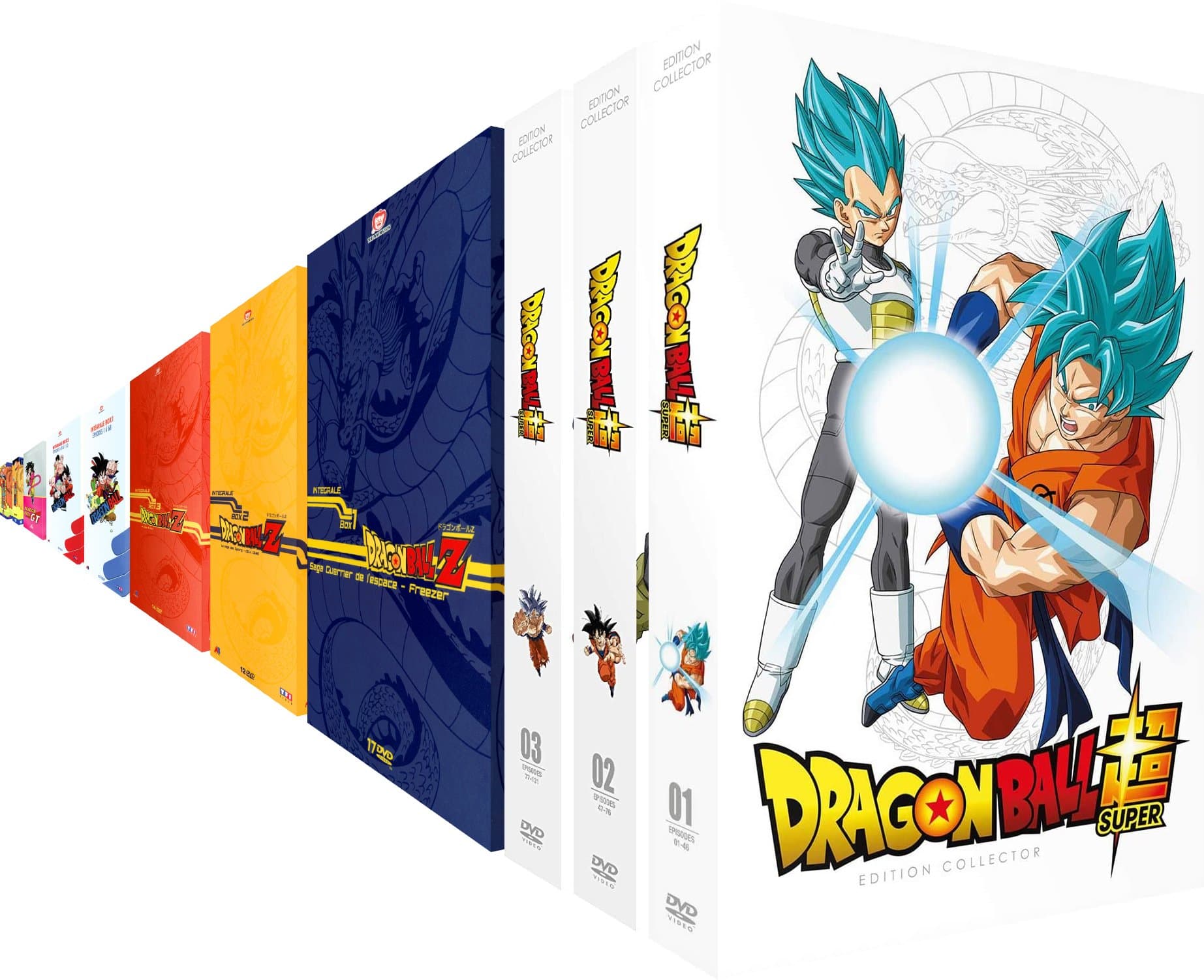 Dragon Ball Z + DB + DB GT + DB Super + Films et OAV - 11 Coffrets DVD
