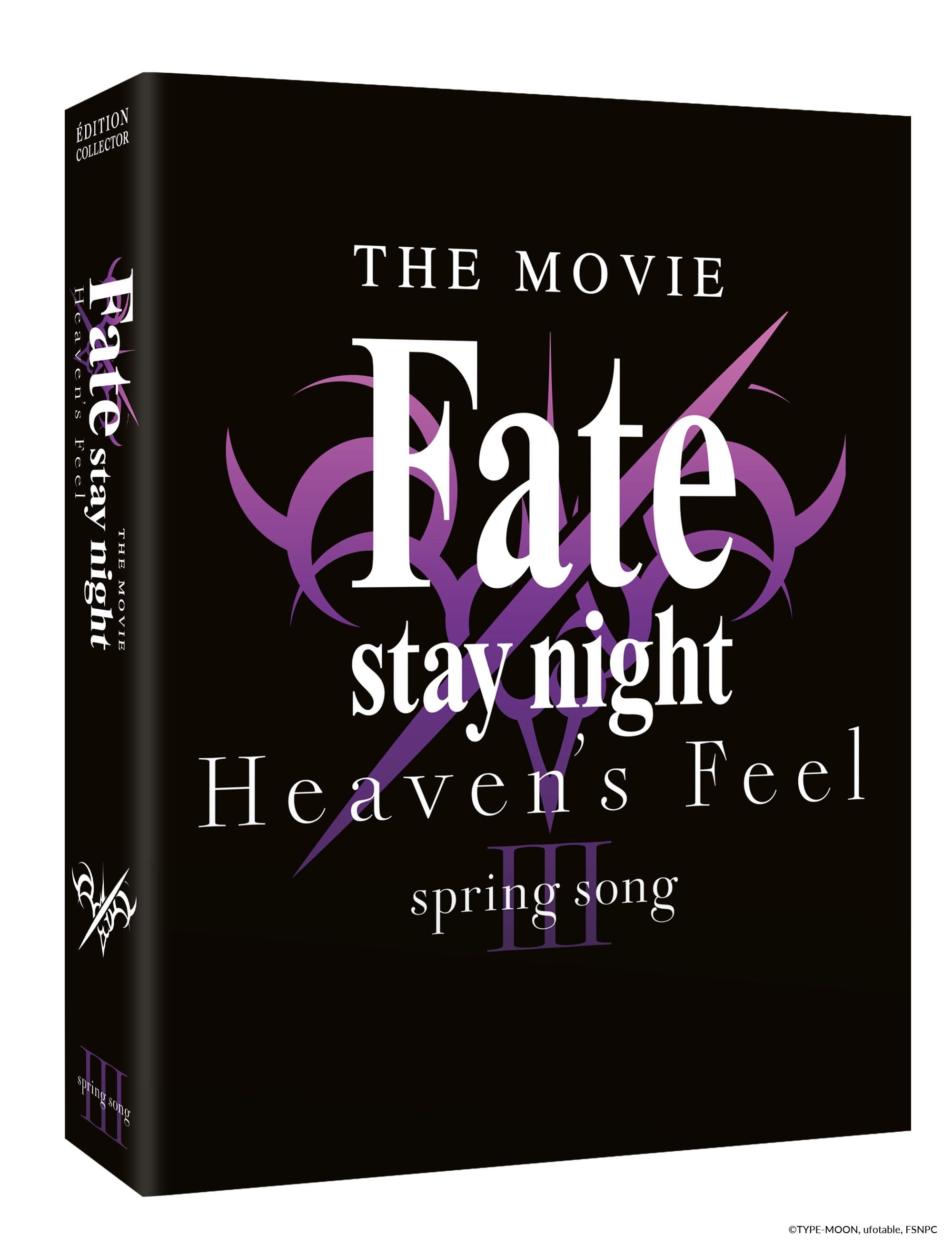 Fate/stay night : Heaven's Feel - Film 3 : Spring song - Blu-ray + DVD