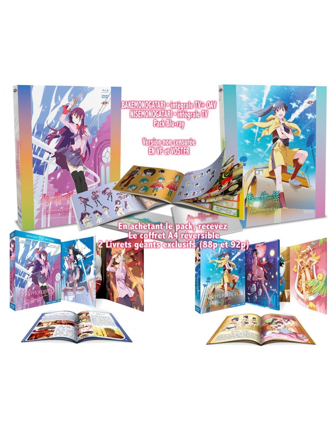 Bakemonogatari + Nisemonogatari - L'intégrale - Blu-ray