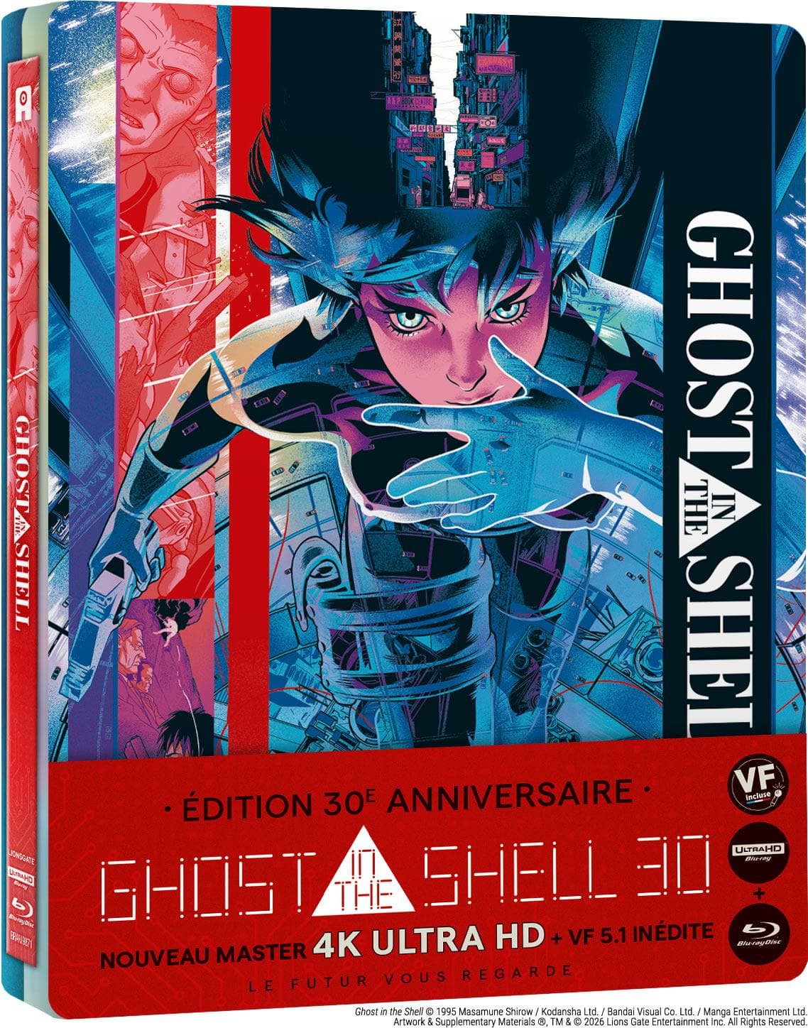 Ghost in the Shell - 30ème Anniversaire - SteelBook Combo 4K UHD/BR