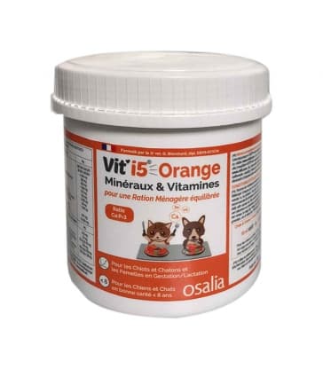 Vit'i5 orange minéraux & vitamines - boite de 600g