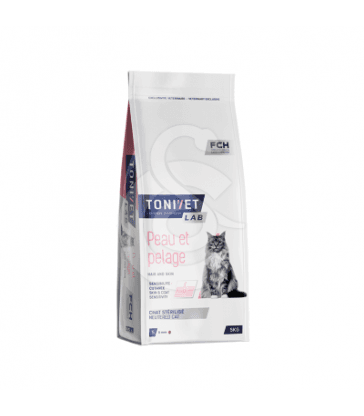 Tonivet chat peau et pelage . sac de 5 kg