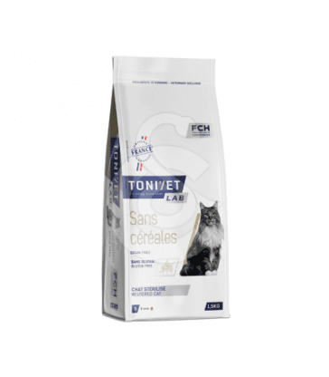 Tonivet chat sans céréales . sac de 1,5 kg