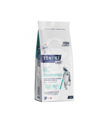 Tonivet chat irc hypoallergénique . sac de 5 kg