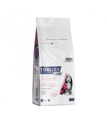 Tonivet chien peau & pelage. sac de 3 kg