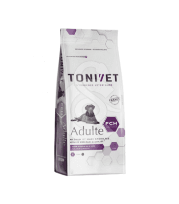 Tonivet chien adulte medium & maxi stérilisé. sac de 15 kg