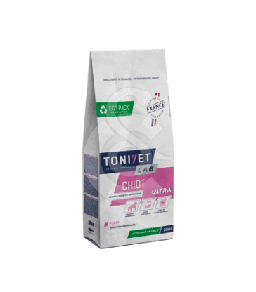 Tonivet chiot lab ultra puppy. sac de 10 kg