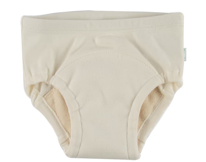 POPOLINI Slip avec Insert Absorbant - Ecru 12-24 mois (86/92)