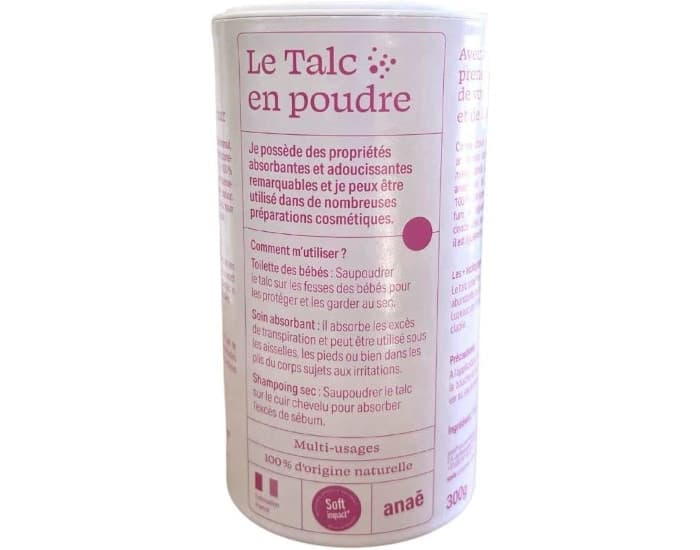 ANAE Talc en Poudre pour Bébé - 300 g