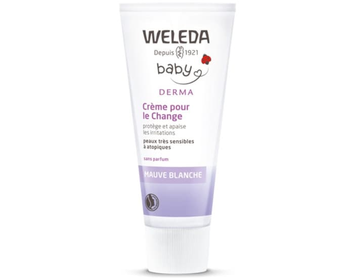WELEDA Bébé Derma Crème pour le Change à la Mauve Blanche - 50 ml