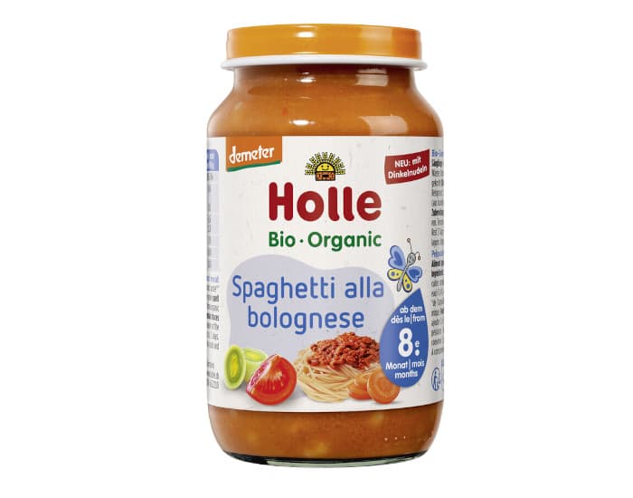 HOLLE Petit Pot Menu Spaghetti Bolognaise - 8M