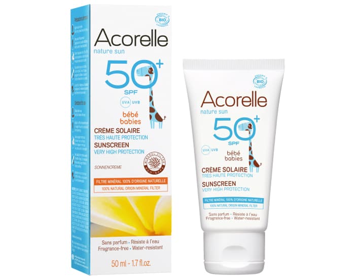 ACORELLE Crème Solaire Bébé SPF 50+ - 50 ml