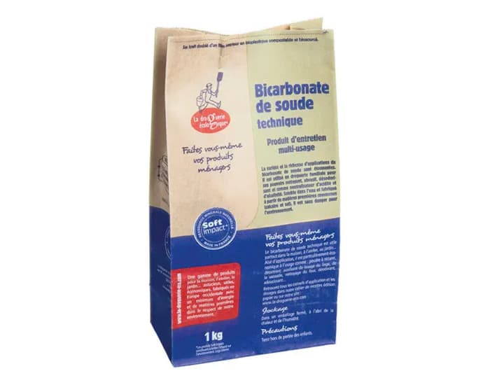 LA DROGUERIE ECOPRATIQUE Bicarbonate de Soude Technique Sac 1Kg