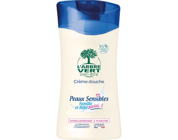 L'ARBRE VERT BIEN-ÊTRE Crème Douche Surgras Famille et Bébé 250 ml 