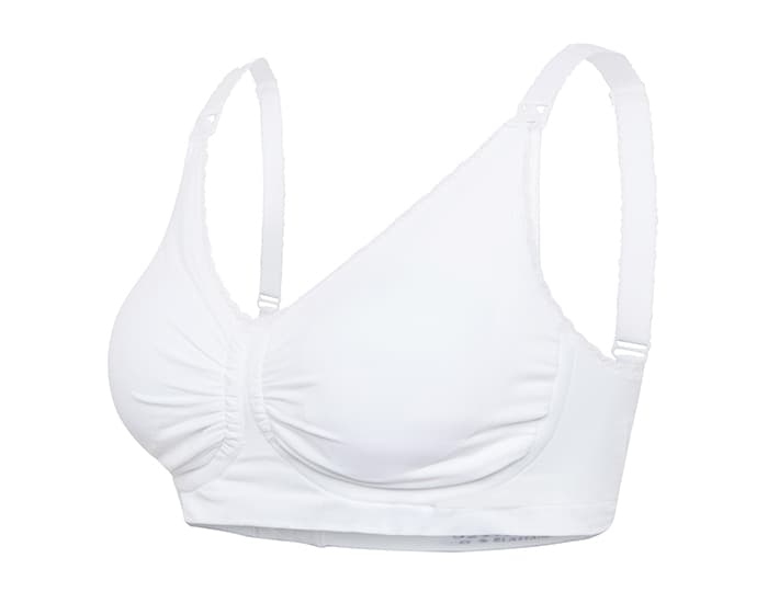 CARRIWELL Soutien-Gorge d'Allaitement Rembourré Carri-Gel - Armatures Gel - Blanc M