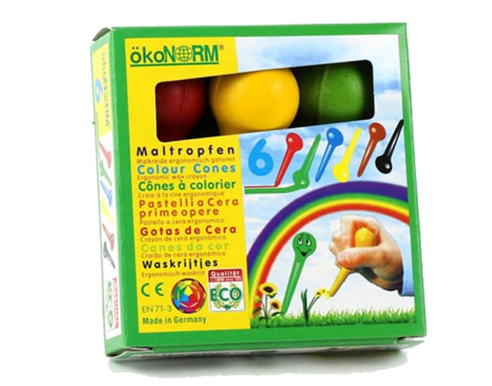 OKONORM 6 Cônes pour colorier - Dès 3 ans