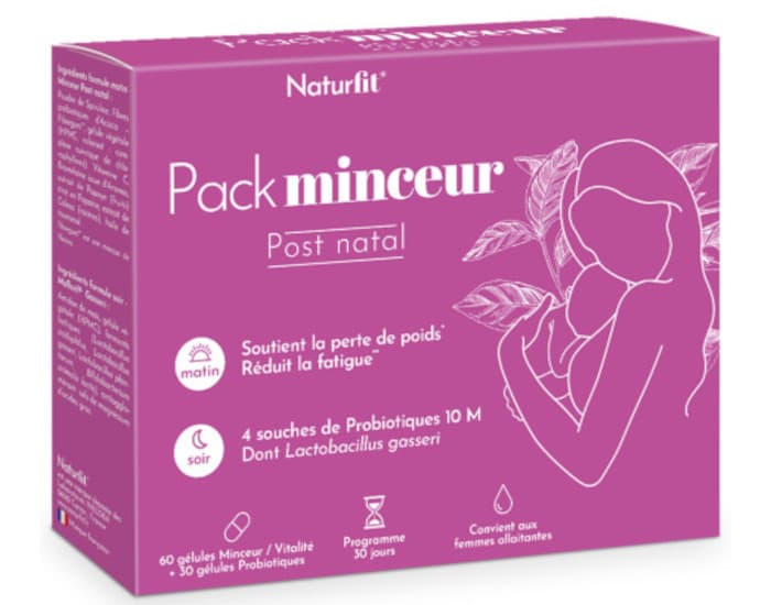 NATURFIT Pack Minceur Post Natal - 90 gélules