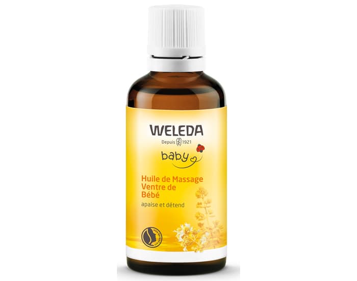 WELEDA Bébé Huile Massage Ventre de Bébé - 50 ml