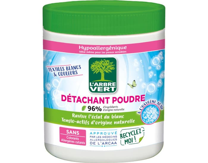 L'ARBRE VERT Poudre Détachante Au Lavage - 500g