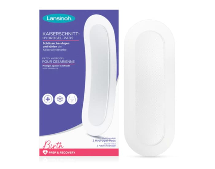 LANSINOH Patch Hydrogel Césarienne - Lot de 2