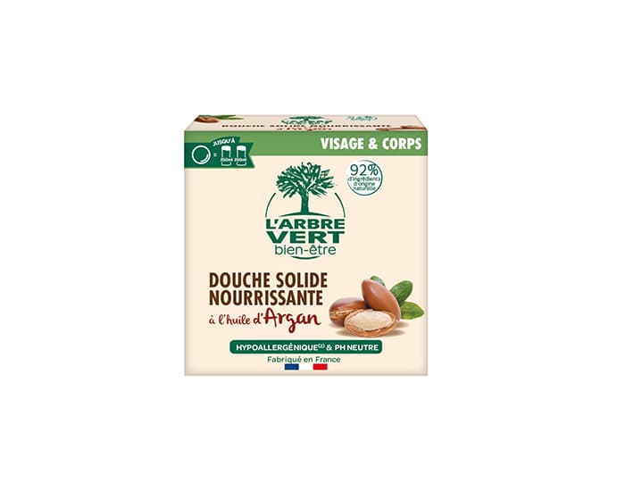 L'ARBRE VERT BIEN-ÊTRE Douche Solide Argan - 75 g