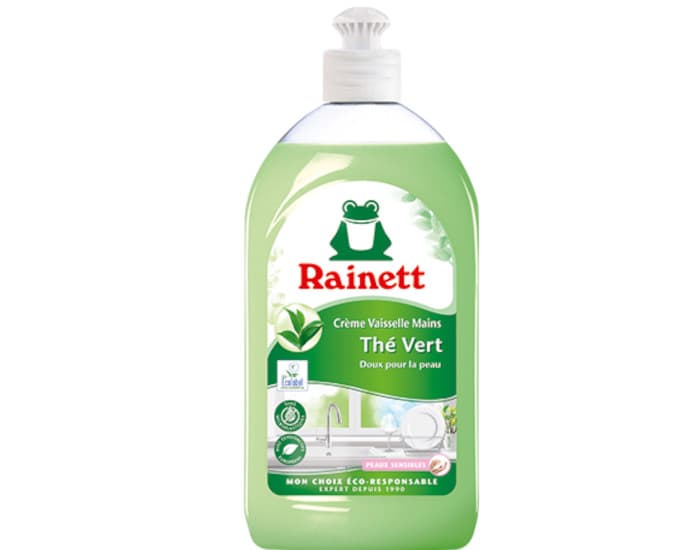 RAINETT Liquide Vaisselle Mains Crème - Thé Vert - 500 ml