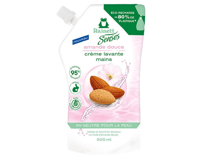 RAINETT SENSES Savon Mains Amande Douce - Recharge 500 ml