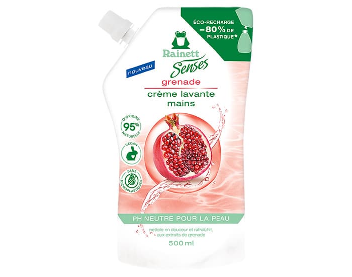 RAINETT SENSES Savon Mains Grenade - Recharge 500 ml