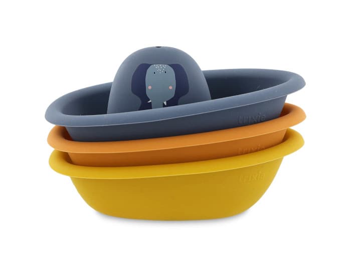 TRIXIE Bateaux Empilables - 3 Pièces - Dès 6 mois