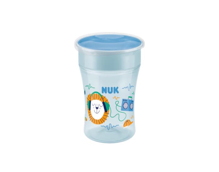 NUK Magic Cup 360 - 230 ml - Dès 8 mois Bleu