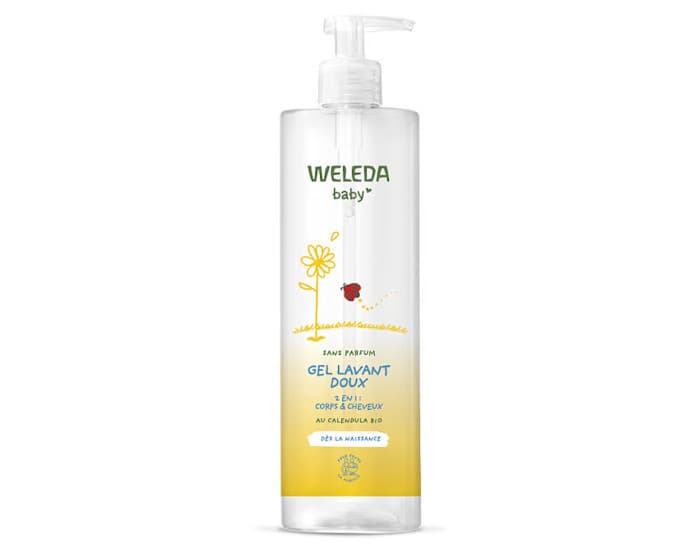 WELEDA Gel Lavant Doux Calendula Sans Parfum  400 ml 
