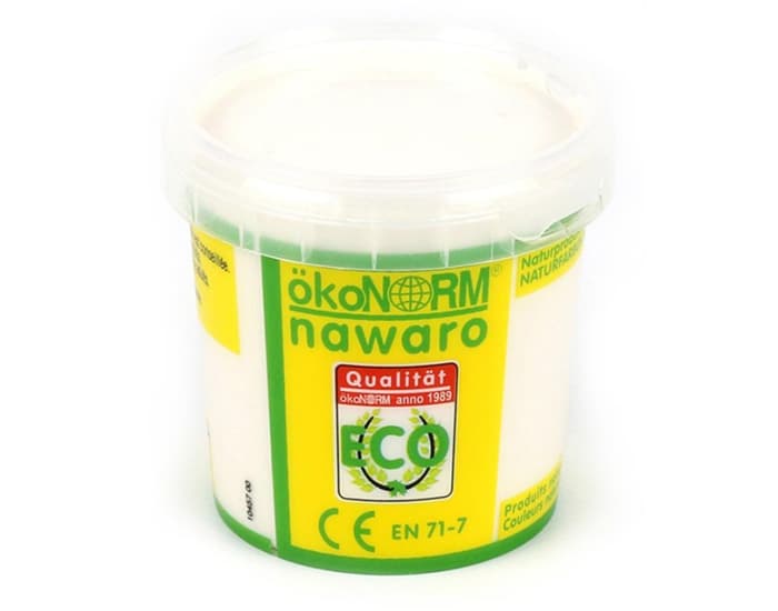 OKONORM Peinture à Doigts - Pot à l'unité - Dès 3 ans Blanc