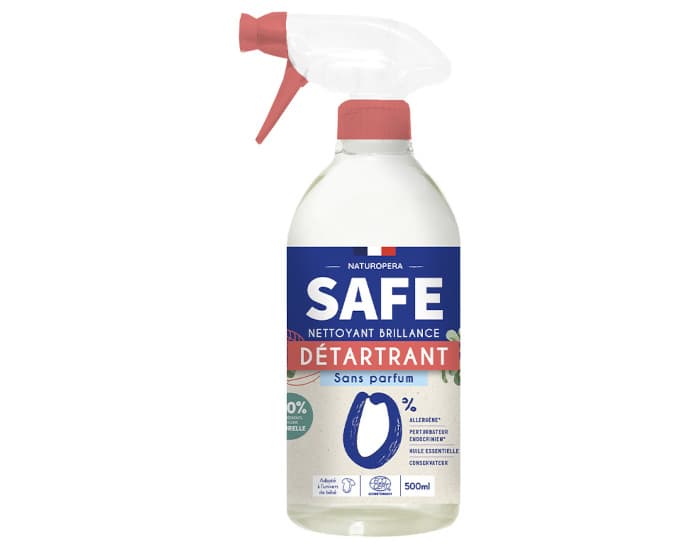 SAFE Spray Détartrant Brillance Sans Allergène - 500 ml