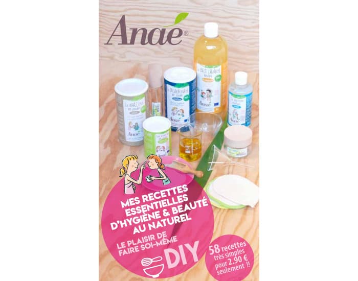 ANAE Carnet Mes Recettes Essentielles d'Hygiène et Beauté au Naturel