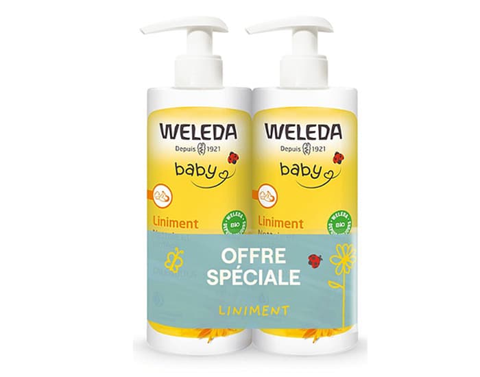 WELEDA Bébé Duo Liniment - 2 x 400 ml