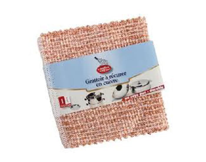 LA DROGUERIE ECOPRATIQUE Grattoir à Récurer en Cuivre