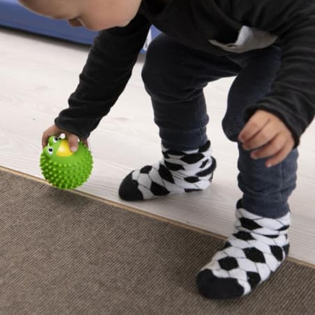 Balle sensorielle multitexturée noire