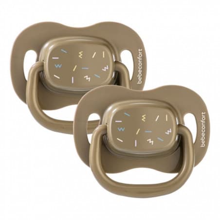 2 Sucettes en silicone-réversibles