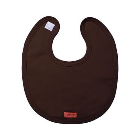 Bavoir marron tout en coton