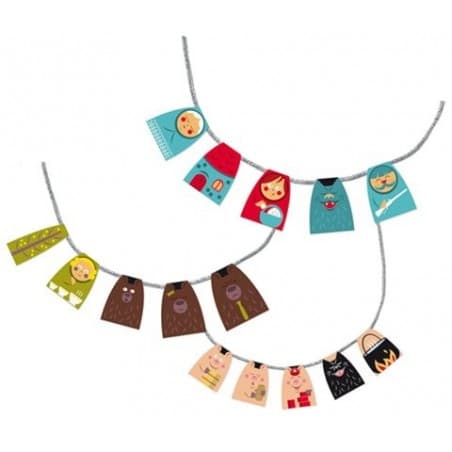 Mes 3  colliers papier à assembler