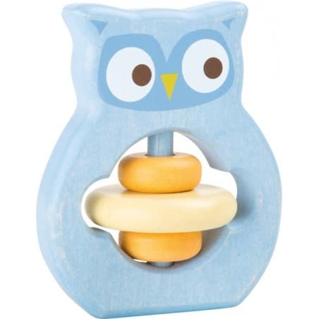 Jouet d'éveil 'chouette bleue'