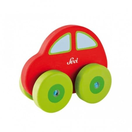 Hochet 'voiture' en bois dès 3 mois