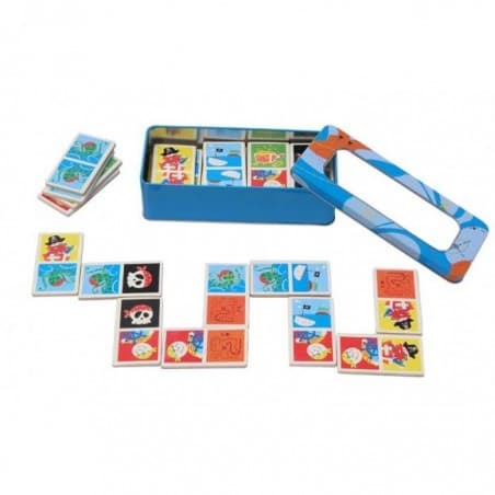 Jeu de dominos en bois 'Pirates'