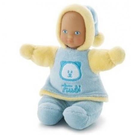 Poupée grelot bleue