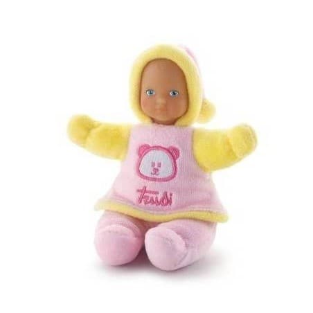 Poupée grelot rose tendre