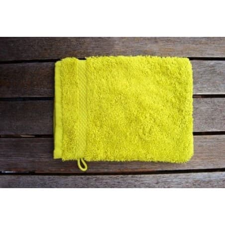 Gant de toilette en coton bio 'vert'