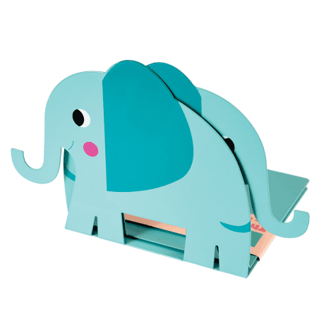 Ensemble de 2 Serres livres Elvis l'Eléphant