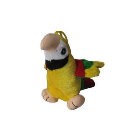 Peluche 'perroquet' en jaune